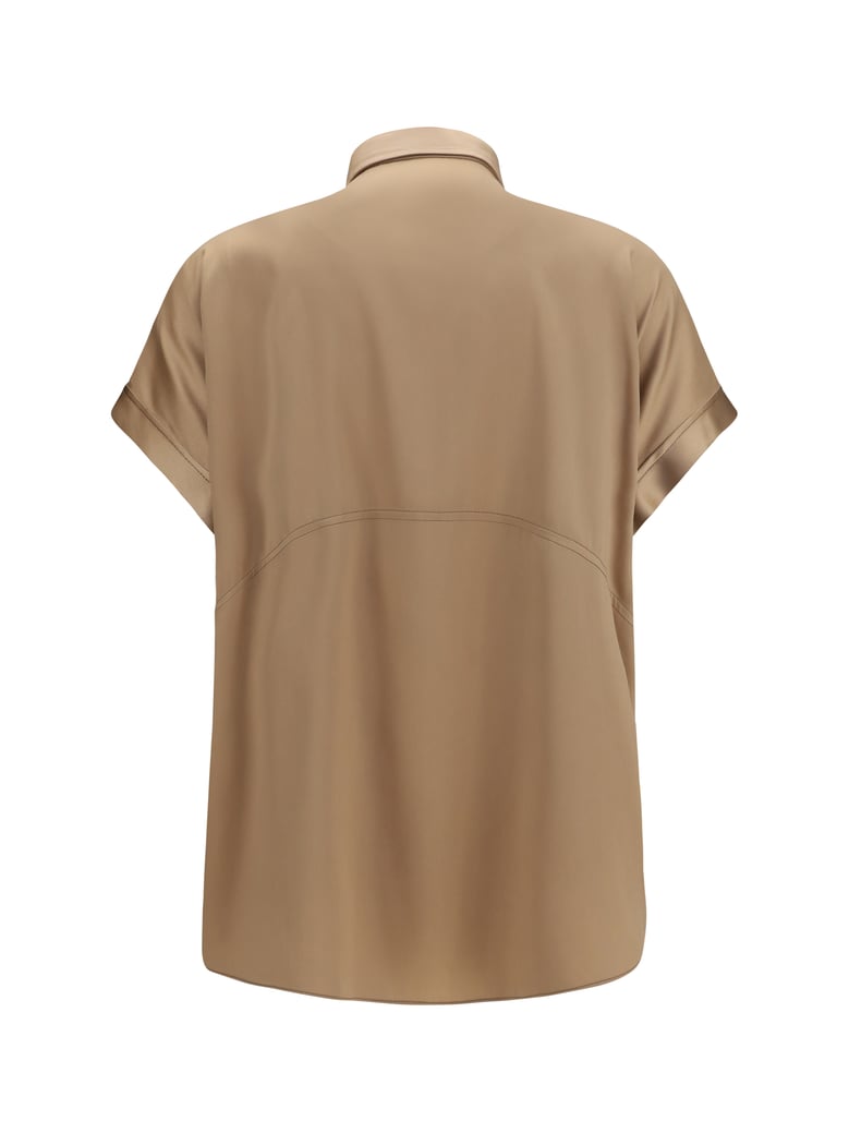 silk shirt praline by Selfnex