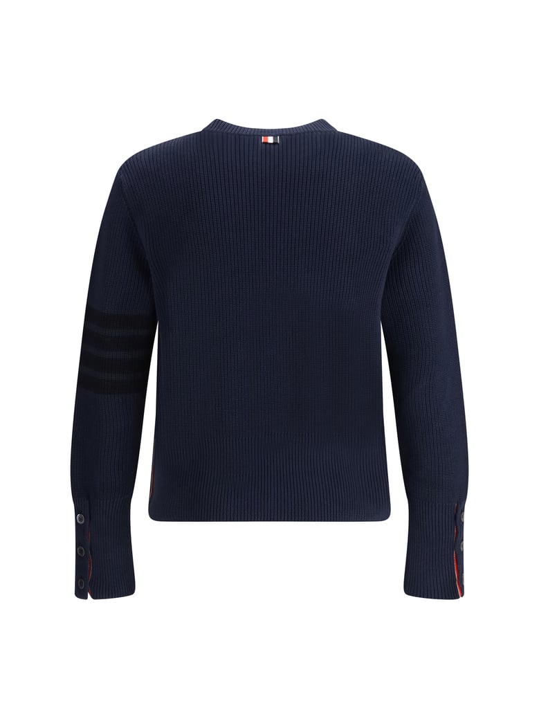 sweater 4-bar navy by Selfnex