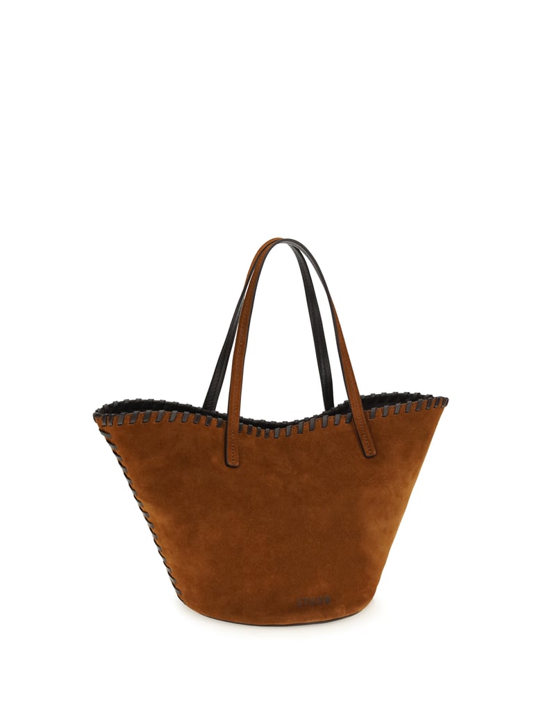 handbag caro suede tobacco/espresso by Selfnex