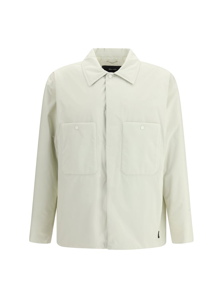 padded jacket dark ivory by Selfnex