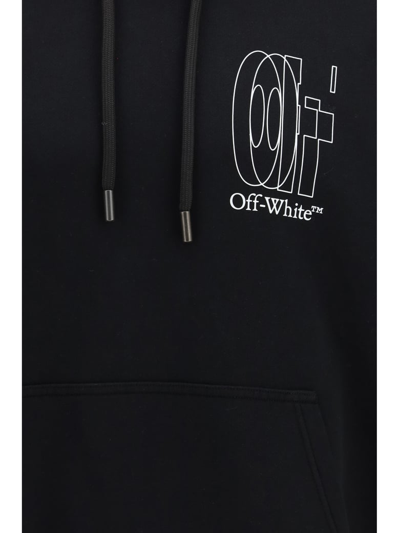 hoodie big double arrow black by Selfnex
