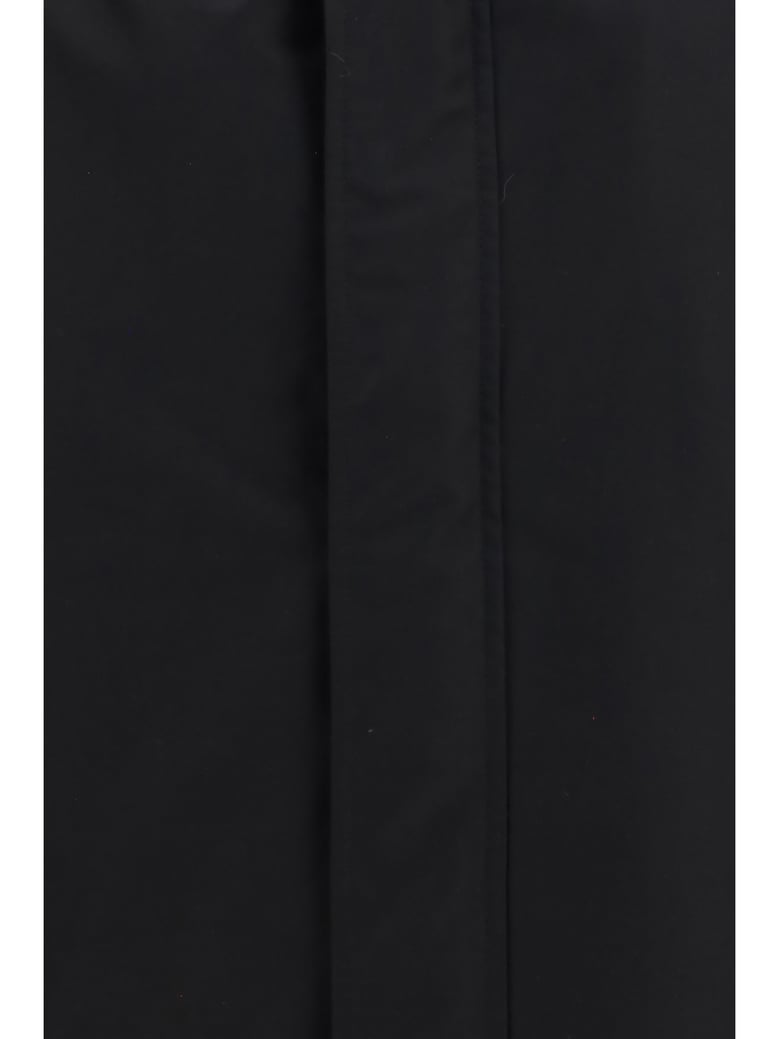 jacket compact cotton zip black by Selfnex