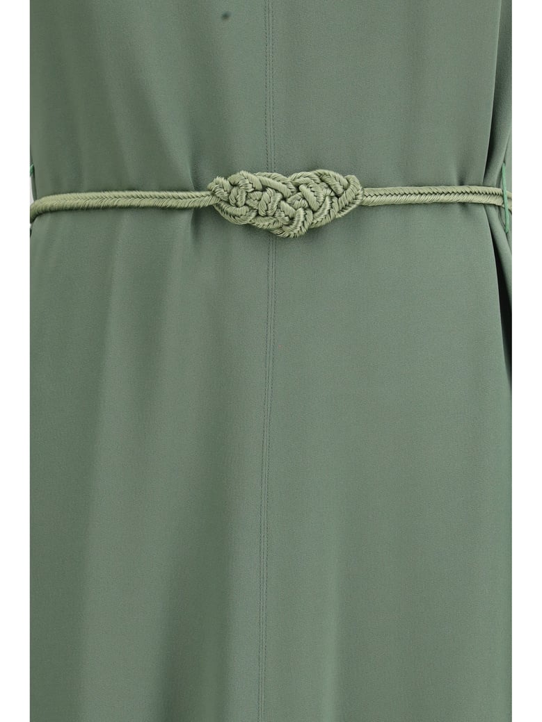kaftan dress khaki by Selfnex