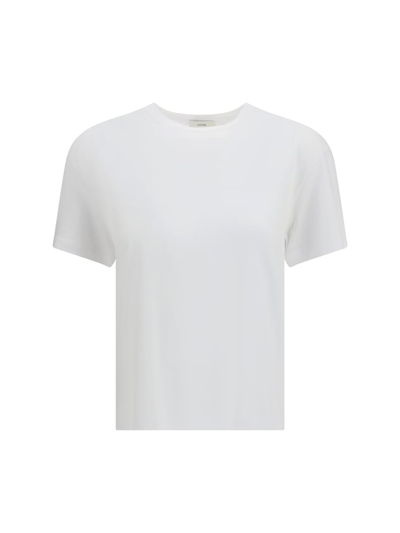 crewneck t-shirt white by Selfnex