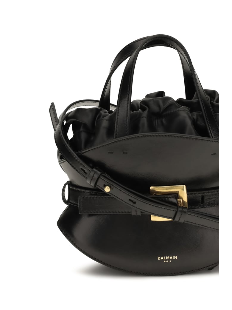 shoulder bag shuffle mini black calf leather by Selfnex