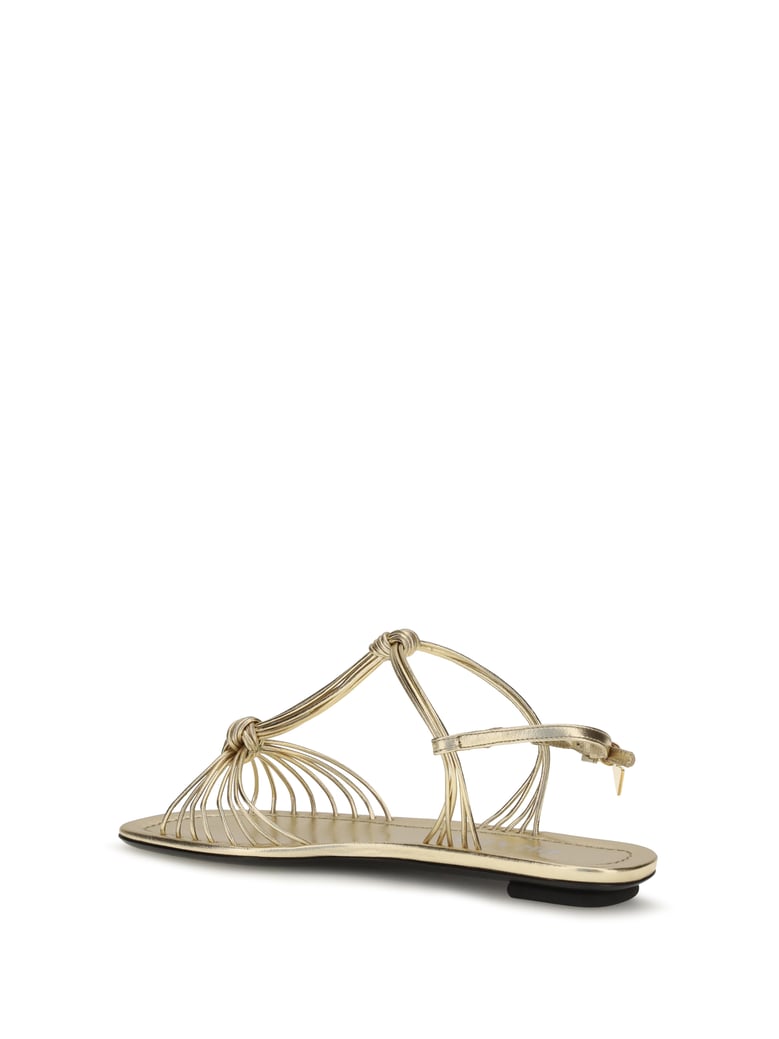 sandals mordoré nappa platinum by Selfnex