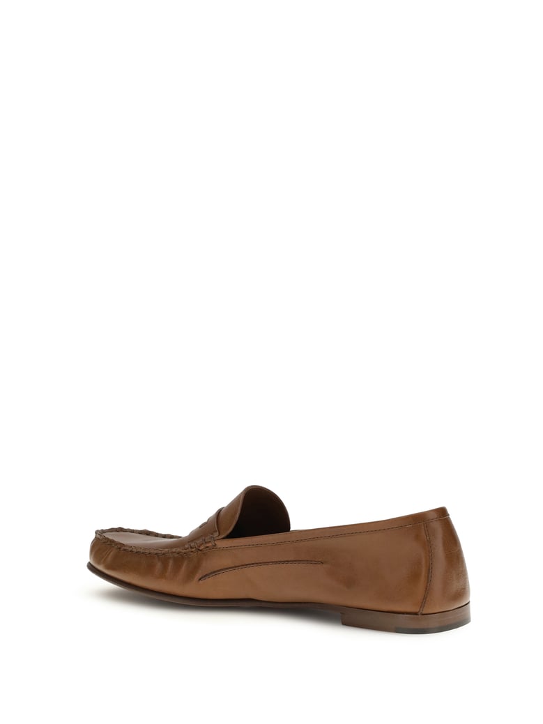 leather loafers rovere-gold by Selfnex