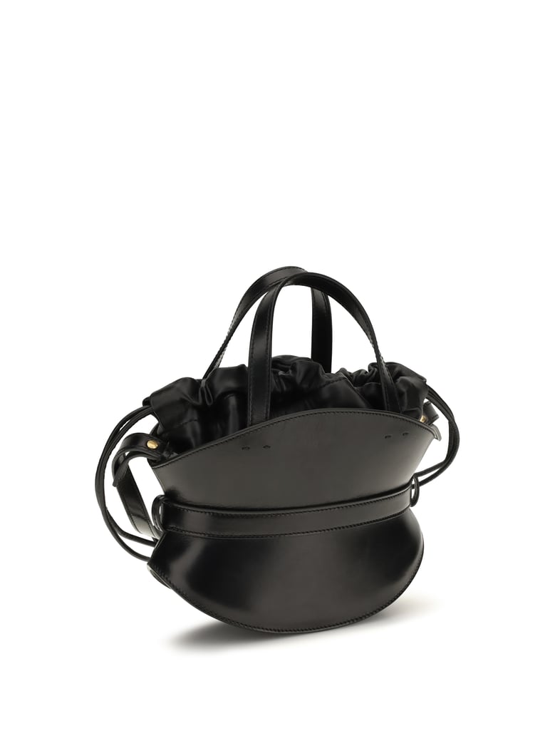 shoulder bag shuffle mini black calf leather by Selfnex