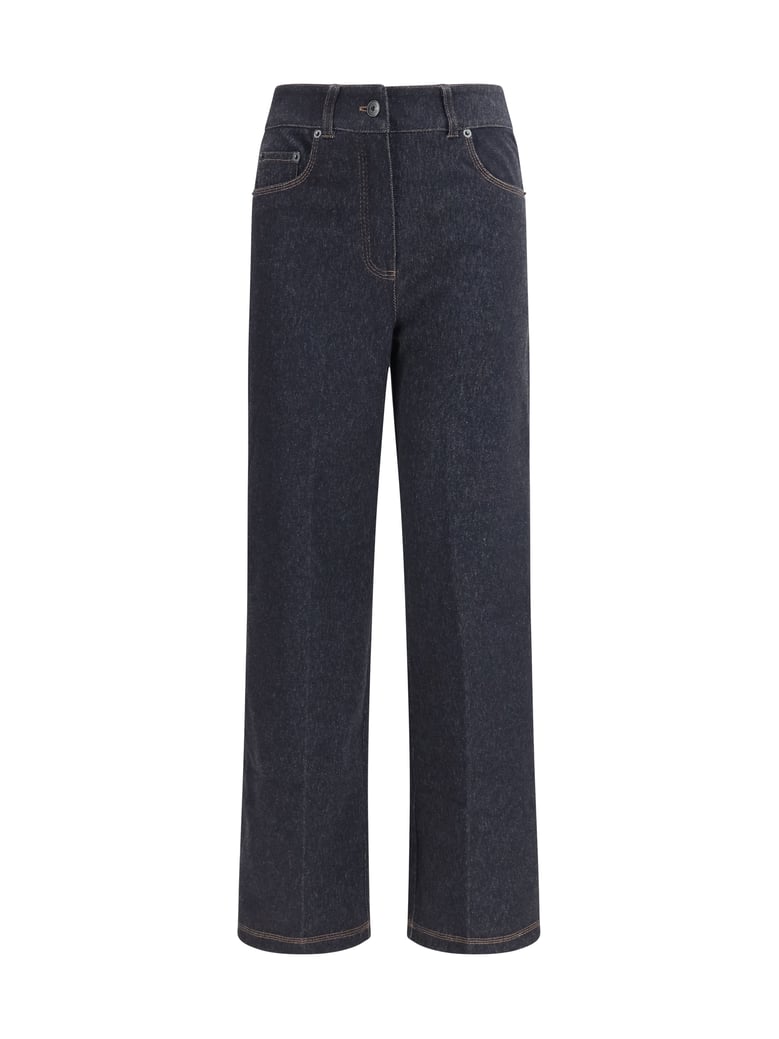 trousers ribes navy blue by Selfnex