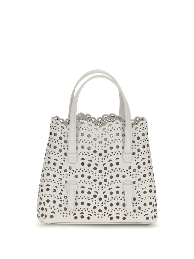 handbag mina calf leather off-white by Selfnex