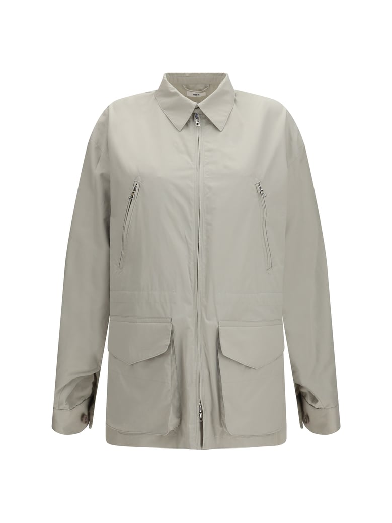 cotton jacket light grey by Selfnex
