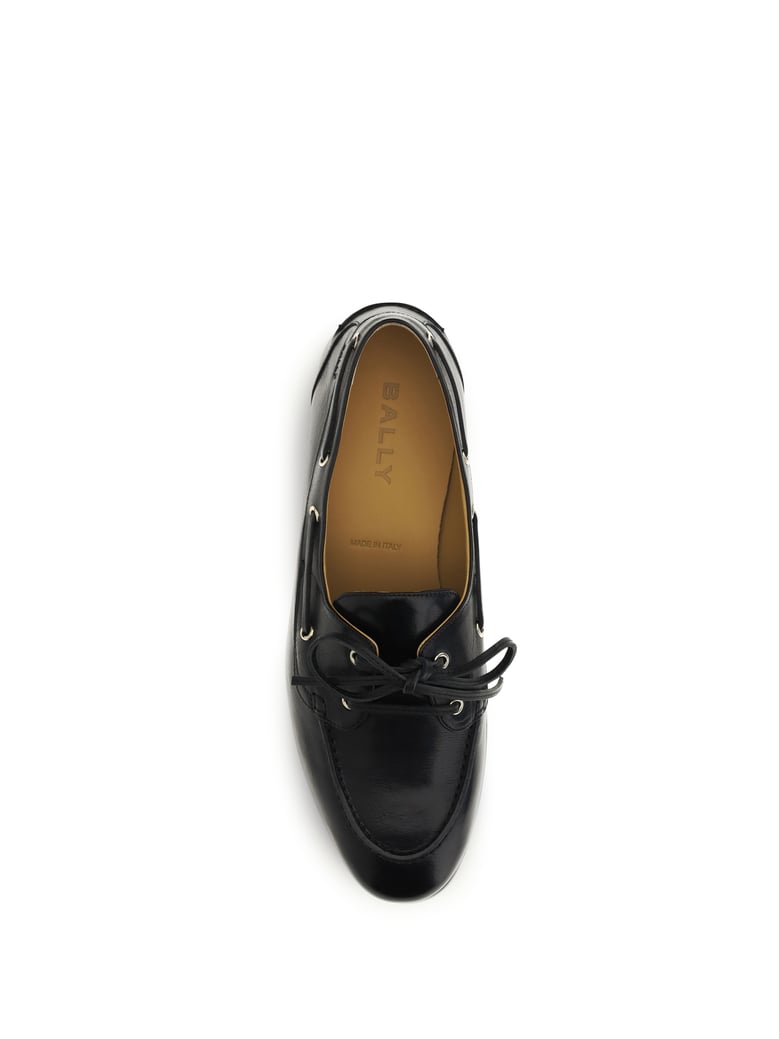 leather loafers plume black by Selfnex