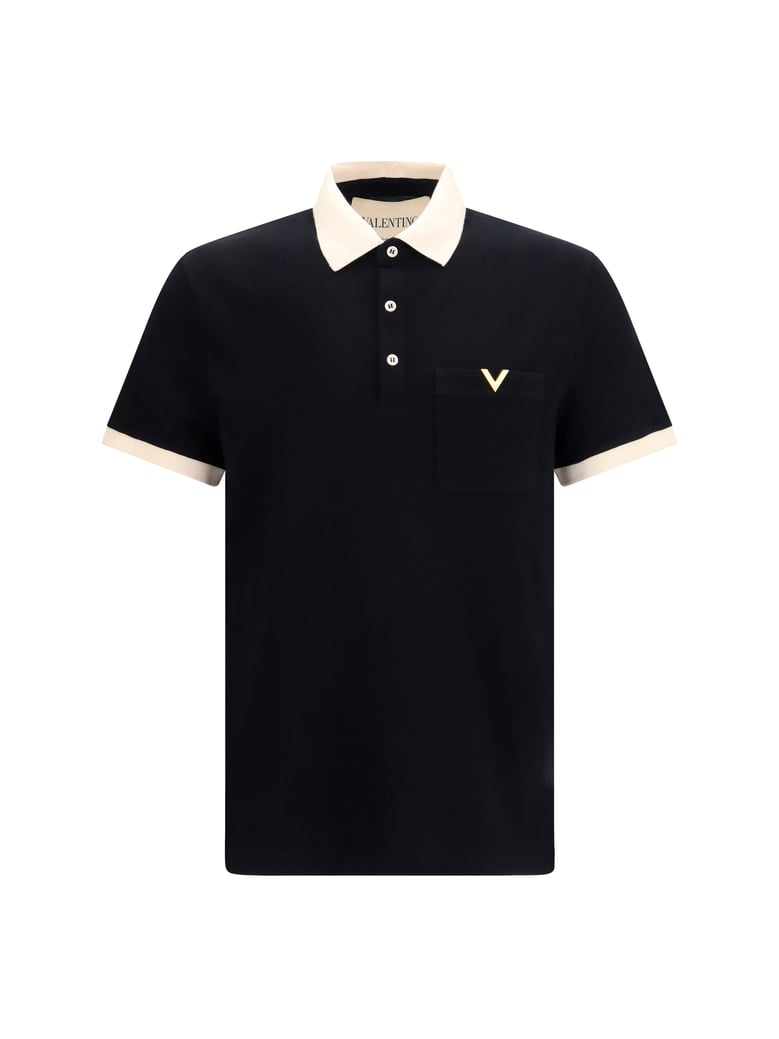 polo shirt black/cream by Selfnex