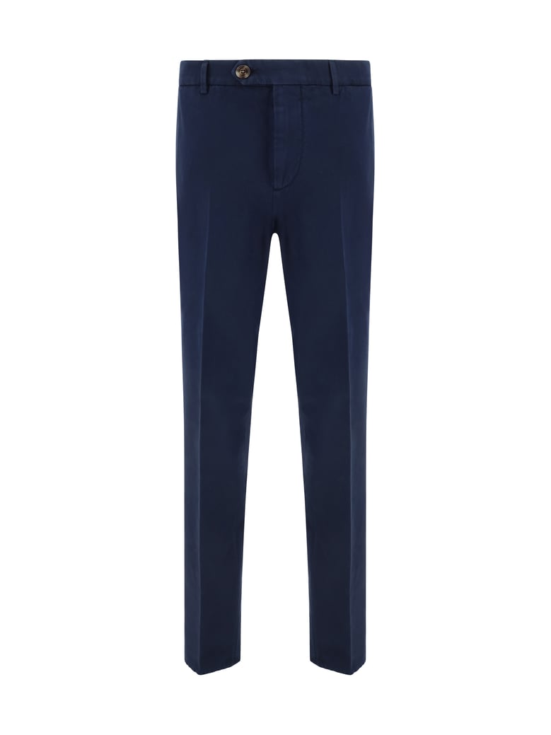 pants dyed cotton navy by Selfnex