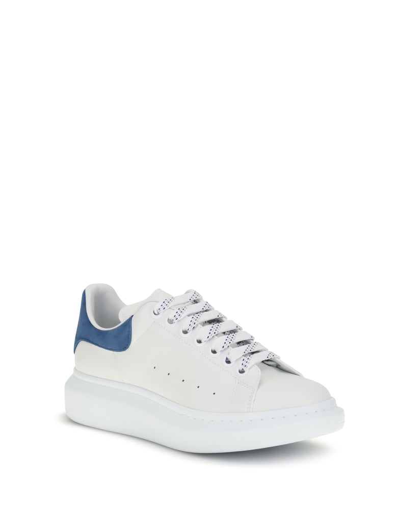 leather sneakers white/paris blue by Selfnex