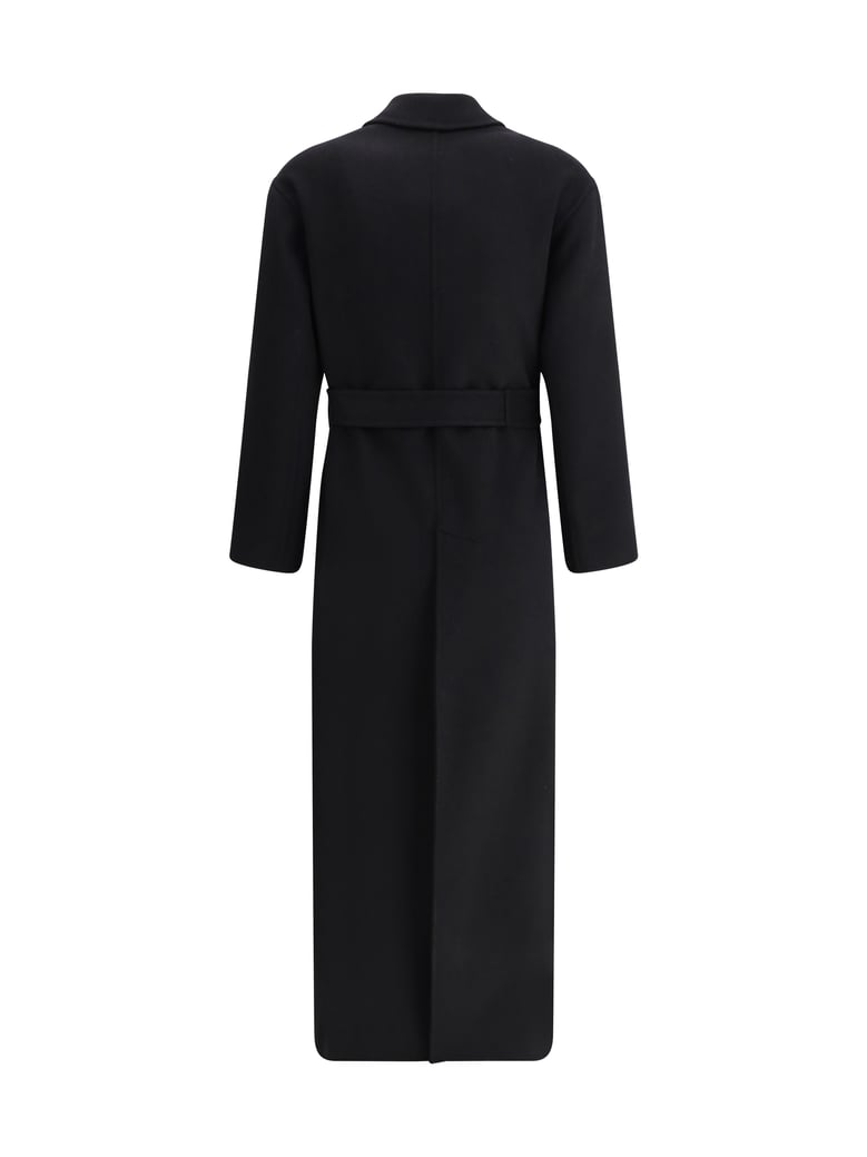 long robe coat black by Selfnex