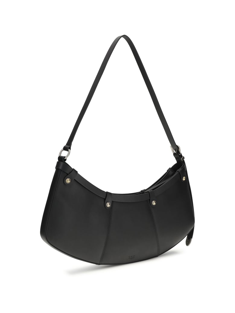 shoulder bag pocket body black/old silver by Selfnex