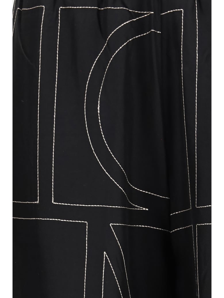pants silk monogram by Selfnex