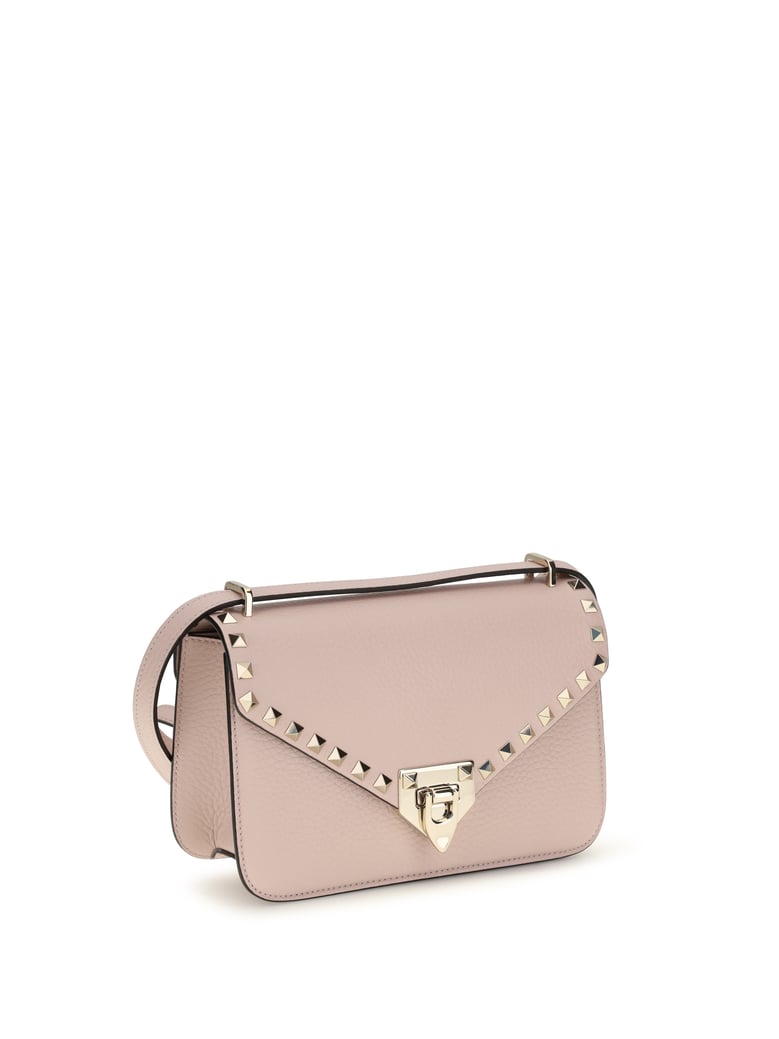 shoulder bag rockstud mini rose quartz by Selfnex