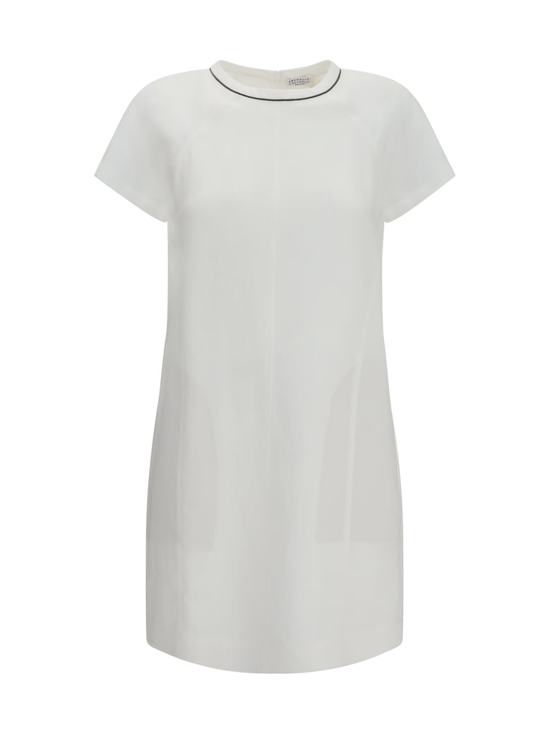 midi linen dress natural by Selfnex
