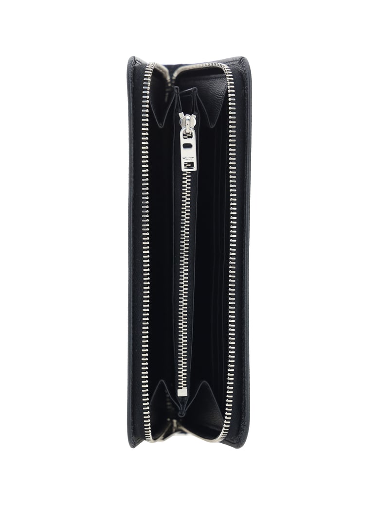 leather wallet grain de poudre black by Selfnex