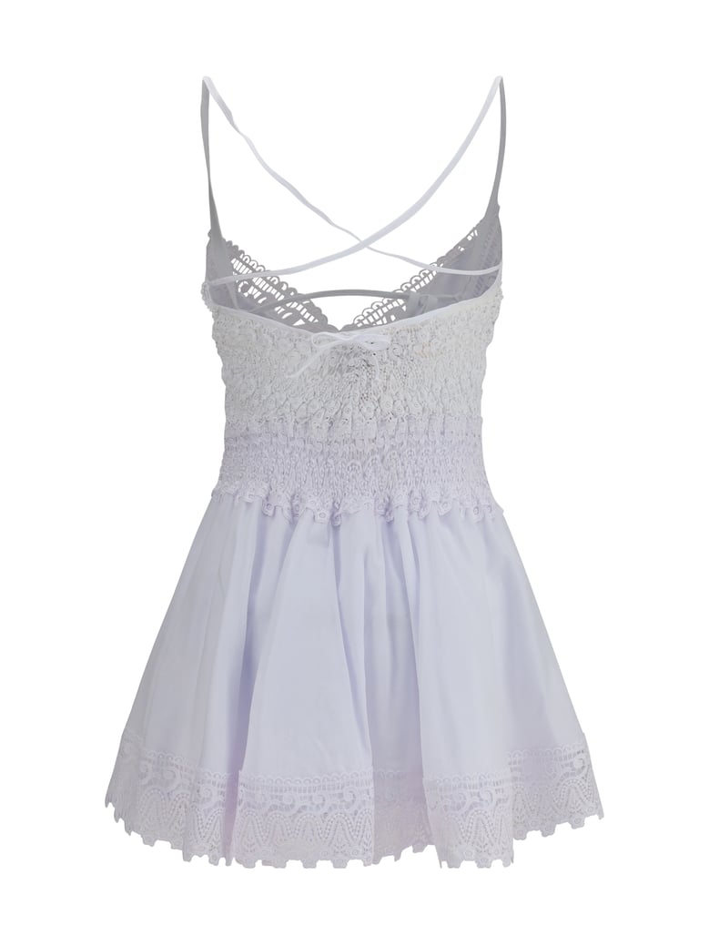 short dress aveline white by Selfnex