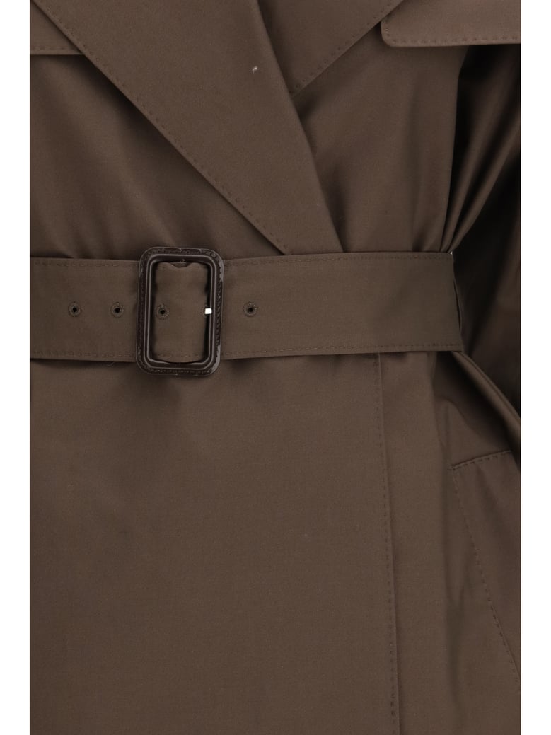trench coat double-breasted cotton-blend by Selfnex