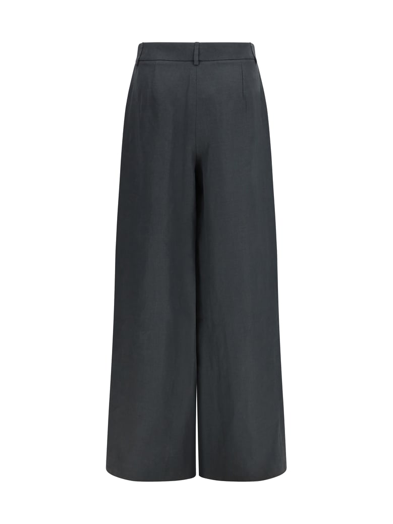 linen trousers dark shadow by Selfnex