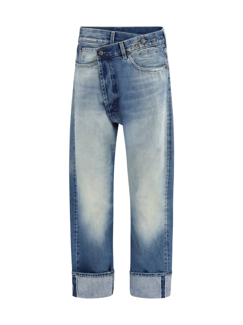 straight-leg jeans abyss selvedge blue by Selfnex