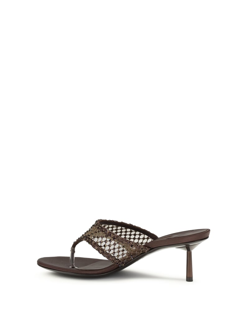 sandals gilda dark brown by Selfnex