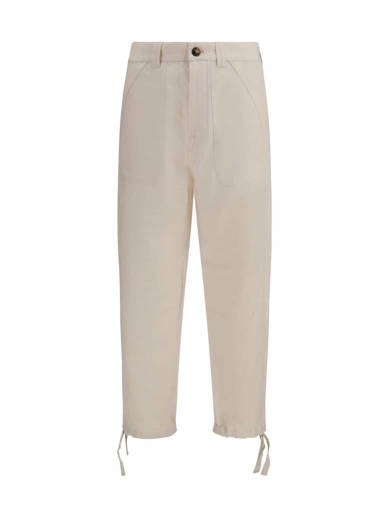 trousers linen off-white by Selfnex