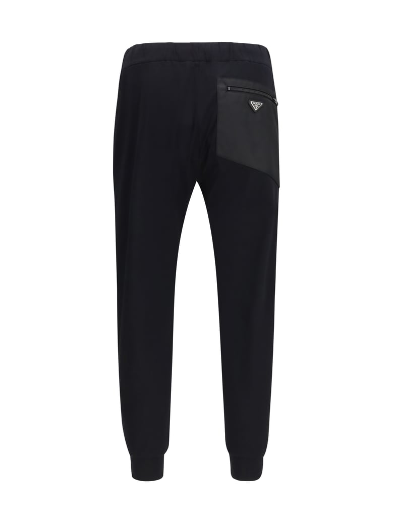 drawstring nylon trousers by Selfnex