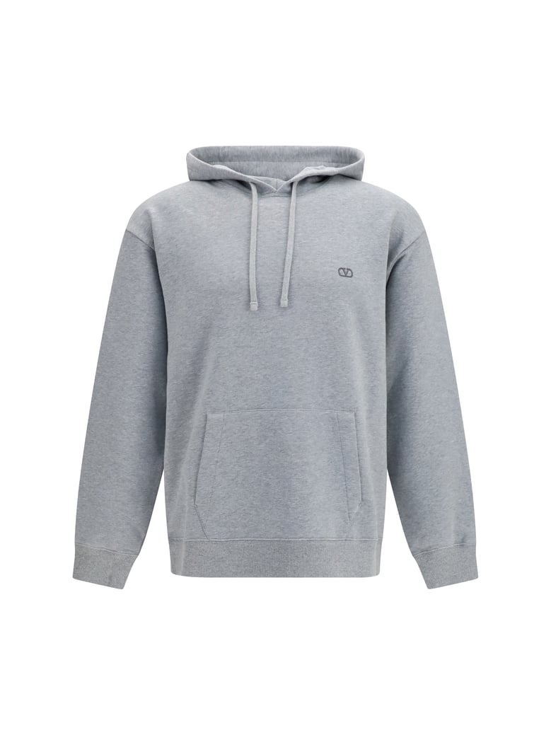 hoodie vlogo signature grey melange by Selfnex