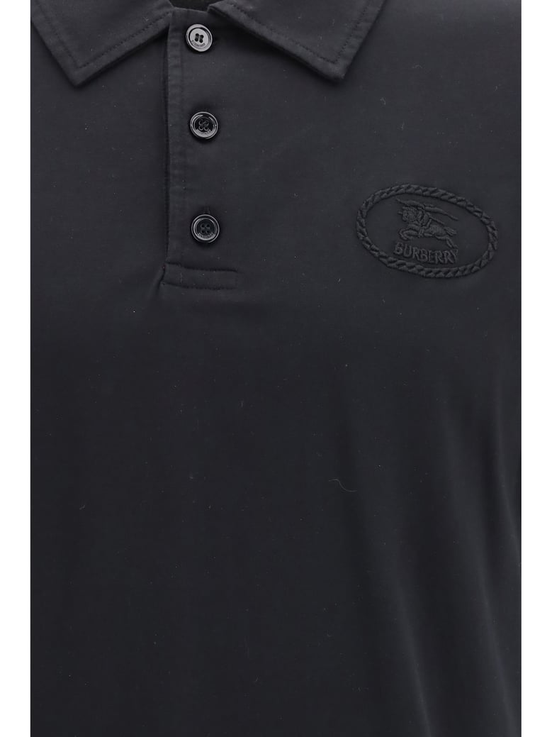 piqué polo shirt black by Selfnex