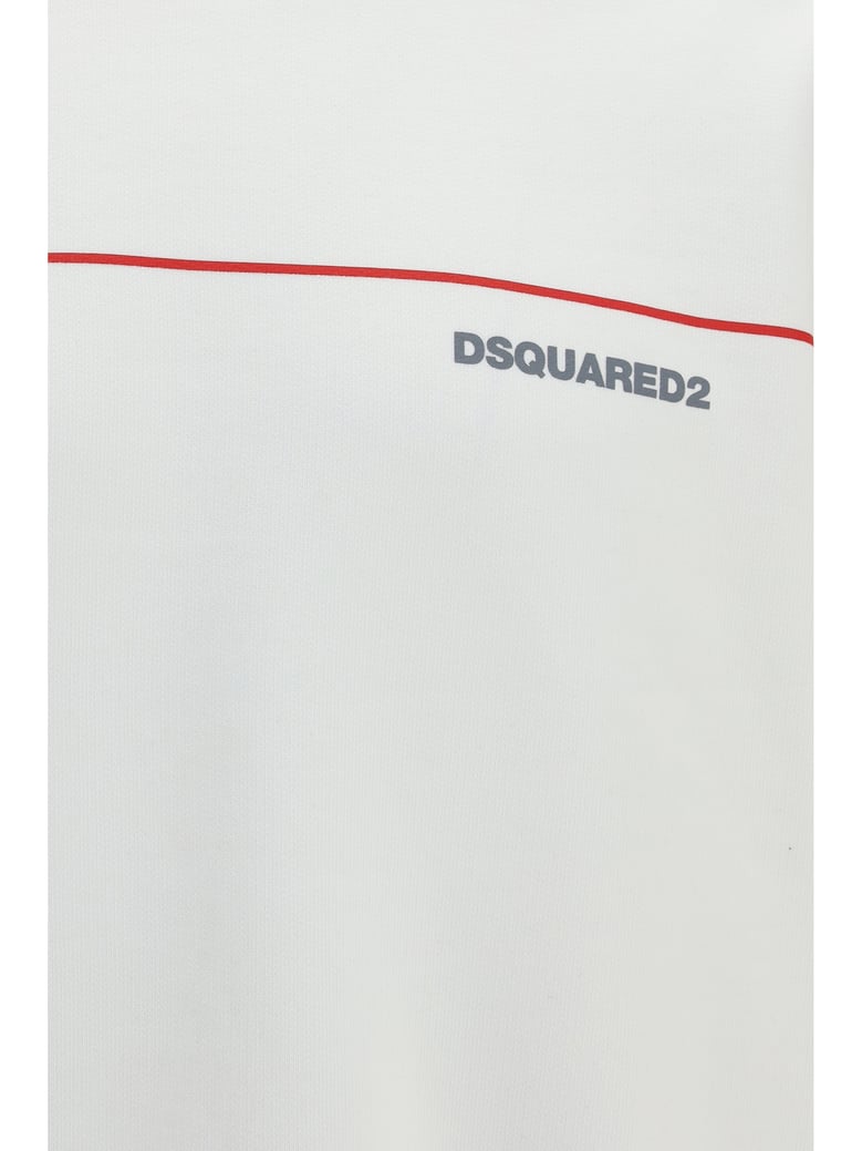 cotton crew neck sweatshirt white by Selfnex