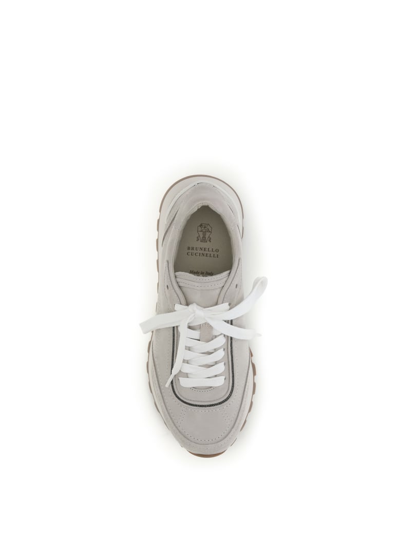 leather sneakers quartz by Selfnex