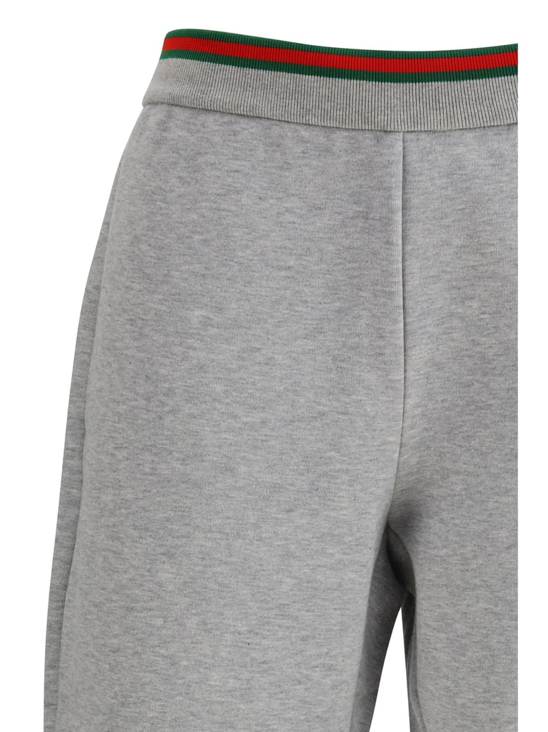 trousers cotton jersey grey melange by Selfnex