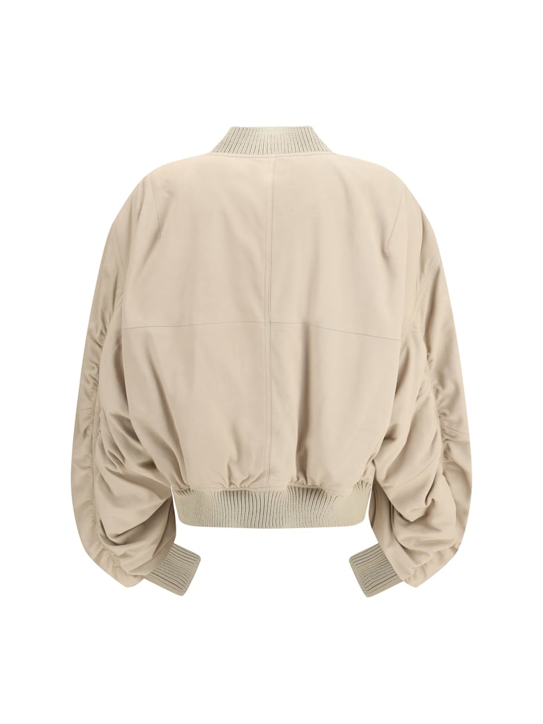 bomber jacket secchia flight lamb leather by Selfnex