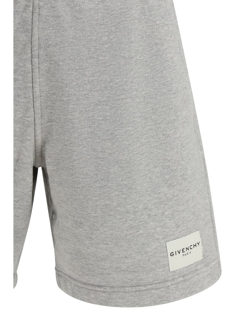 cotton sports shorts light grey melange by Selfnex