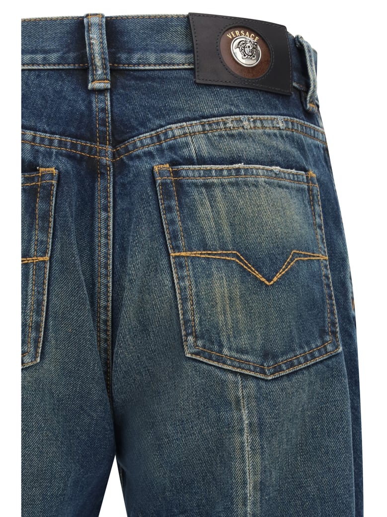 straight-leg jeans dirty blue by Selfnex