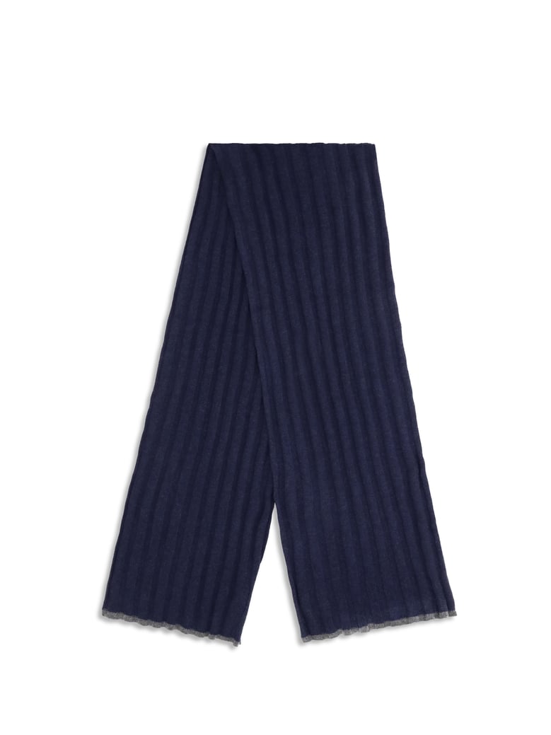 cashmere scarf navy by Selfnex