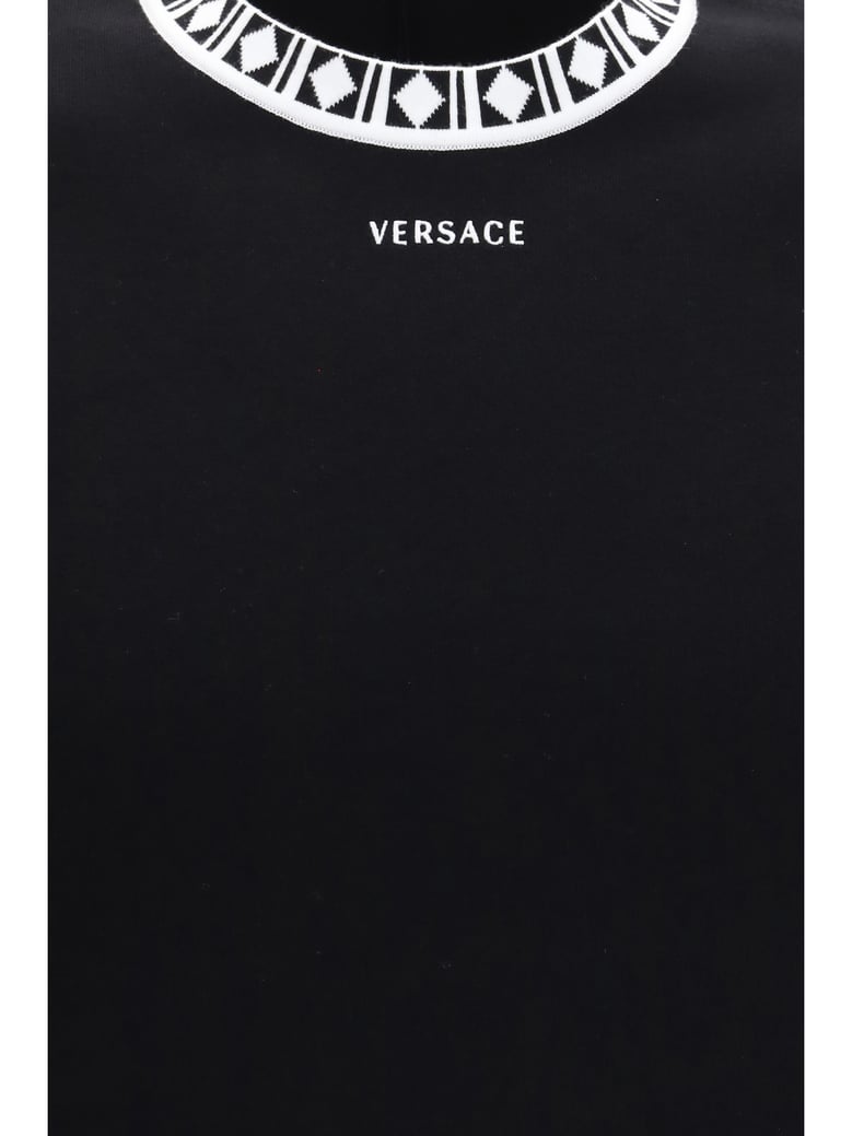 knit t-shirt black by Selfnex