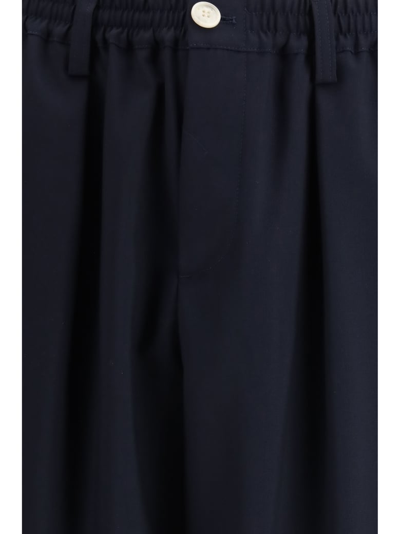 trousers merino wool blue/black by Selfnex