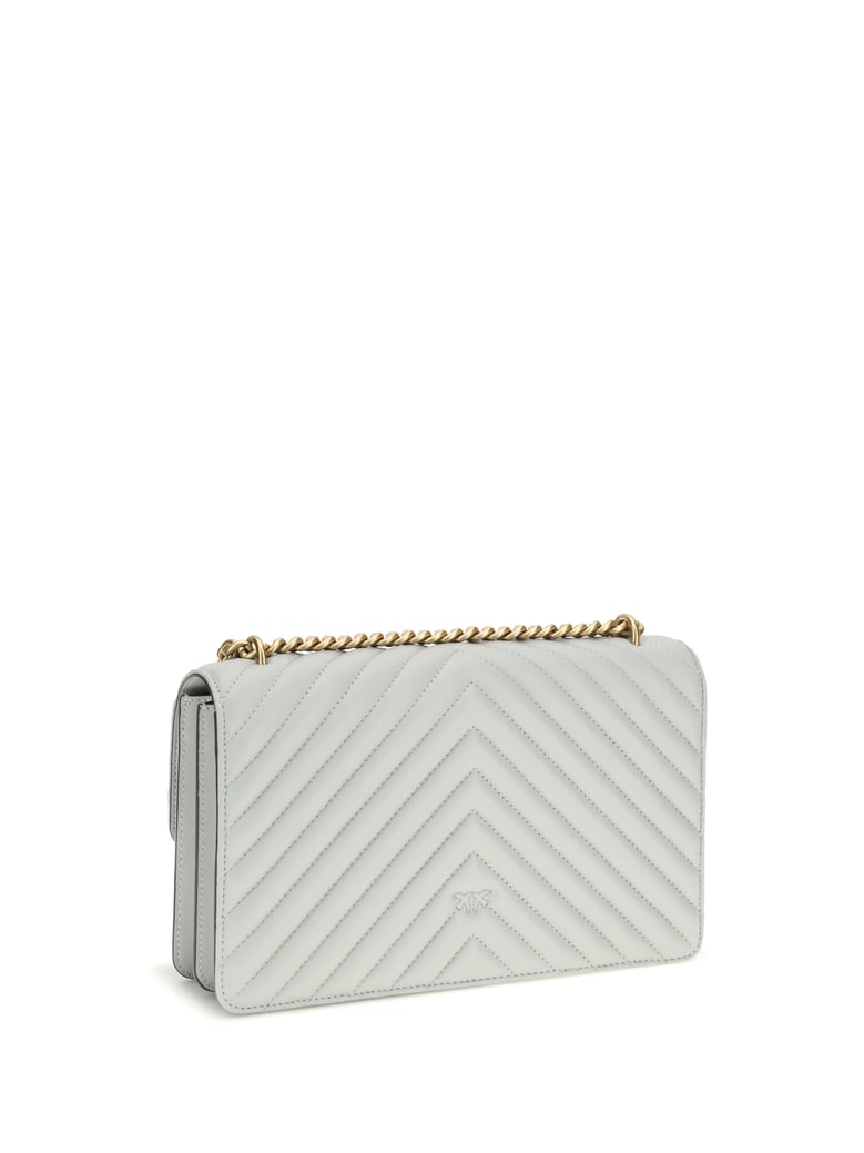 shoulder bag love one classic pearl grey by Selfnex