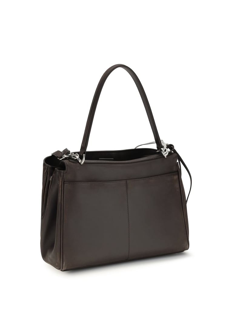 shoulder bag rodeo espresso leather by Selfnex