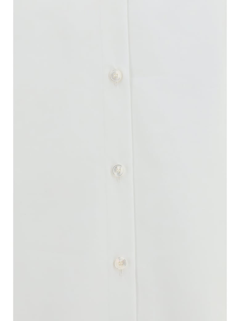 layered shirt white by Selfnex