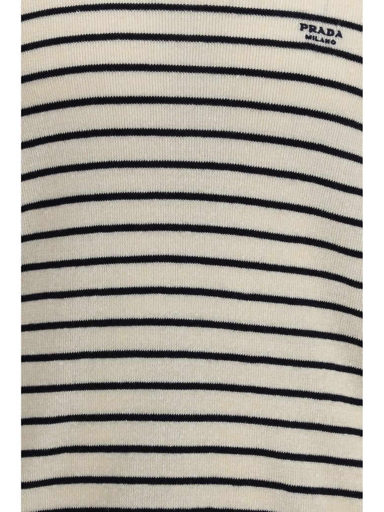 sweater jacquard wool-cotton natural by Selfnex