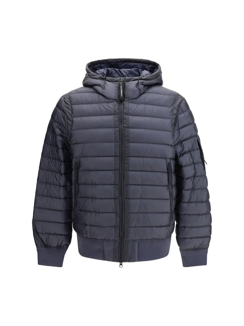 hooded down jacket d.d. shell total eclipse by Selfnex