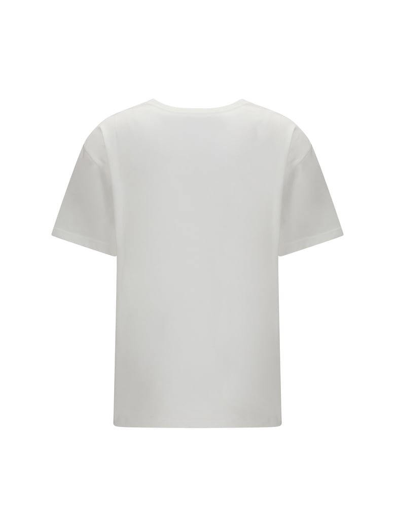t-shirt printed cotton ivory/red by Selfnex