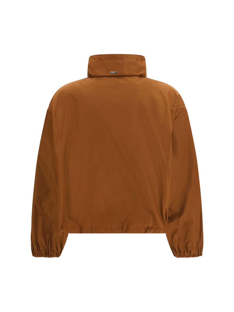 waterproof jacket cognac by Selfnex
